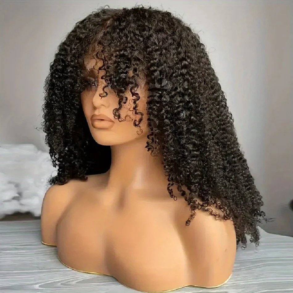 

13x4 13x6 Hd Transparent Deep Wave Lace Front Wigs Human Hair 200% Density Curly Human Hair Frontal Wigs For Women Pre Plucked