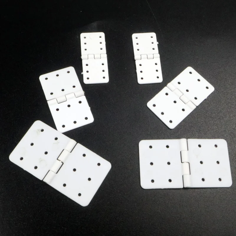 40pcs/lot Nylon & Pinned Hinge 20x36mm 16x29mm 12x24mm For RC Airplane Plane Parts Model Replacement