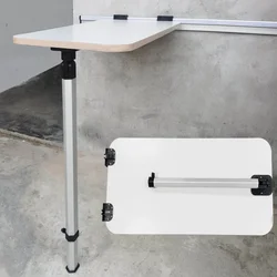 Pata de mesa desmontable de aleación de aluminio, Base de soporte de pata de mesa telescópica ajustable, accesorios de modificación para caravana y RV