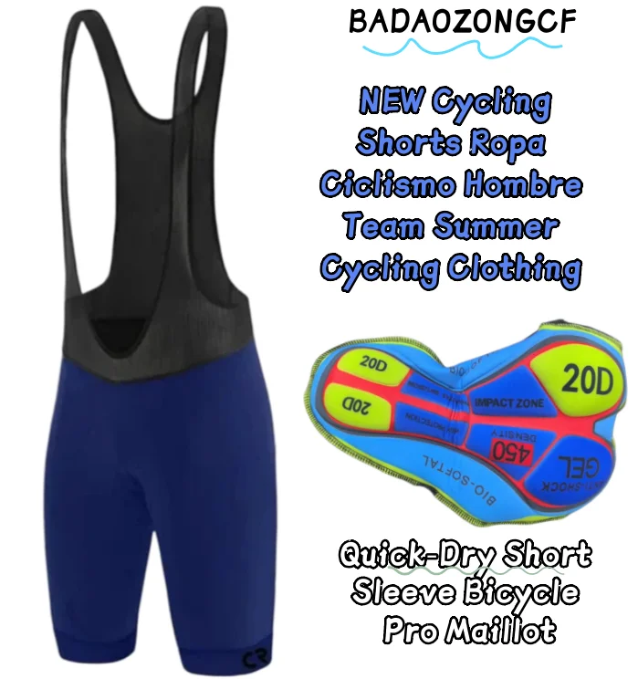 Men's Mountain Bike Cycling Shorts Breathable Quick-Dry Compression Riding Pants with  for Comfortable Bike Commute
