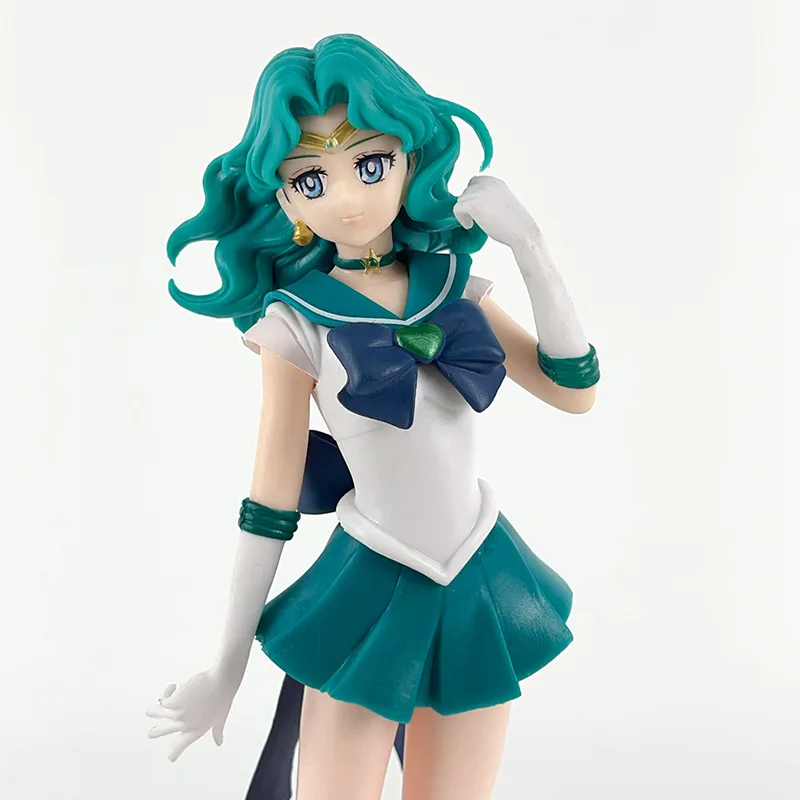 23cm Anime Sailor Moon Meiou Setsuna Figure GLITTER&GLAMOURS Kaiou Michiru Tenoh Haruka Tomoe Hotaru Action Figurine Toy Gift view 5