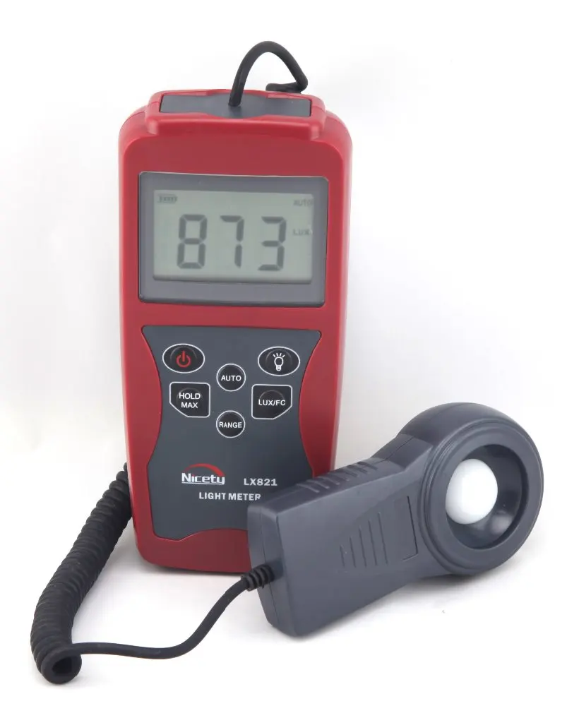 

LX821 Digital Lux Meter 1~200000 Lux Environment Light Meter Illuminance Meter