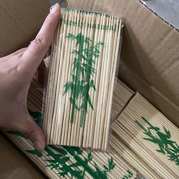 대나무 나무 바베큐 짧은 꼬치 음식 대나무 고기 도구 바베큐 파티 DIY 일회용 에코 스틱 케이터링 그릴, 100 개