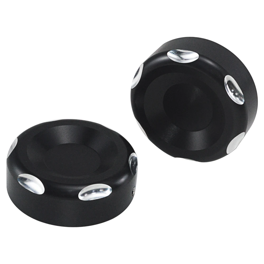 Motorcycle Upper Fork Stem Nut Cover Fit For Harley Dyna Fat Bob Low Rider Super Glide 2011-2021 Sportster XL 883 1200 2014-2024