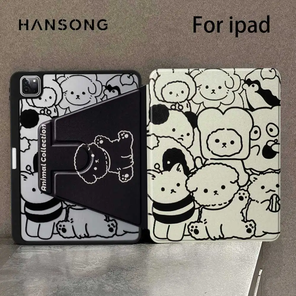 

﻿ For ipad Pro 11 12.9 10.5 12.9 13 M4 M5 Air 11 13 M2 M3 Gen for ipad Mini 6 7 Air 5 6 7 8 9 10th 11th A16 With Pencil Holder