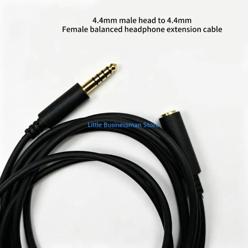 4,4-mm-Kopfhörerkabel, symmetrisches Stecker-zu-Buchse-Kabel mit 2 Metern Länge für die Verwendung tragbarer Musikgeräte, die – Detail 3