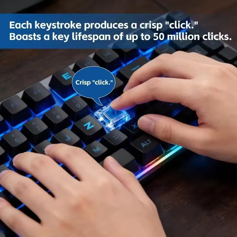 10-30Pcs 3 Pin Blue Red Brown Clicky Switches with Switch Puller Keyboard Clicker Keys Mechanical Keyboard Switches Clickers view 4