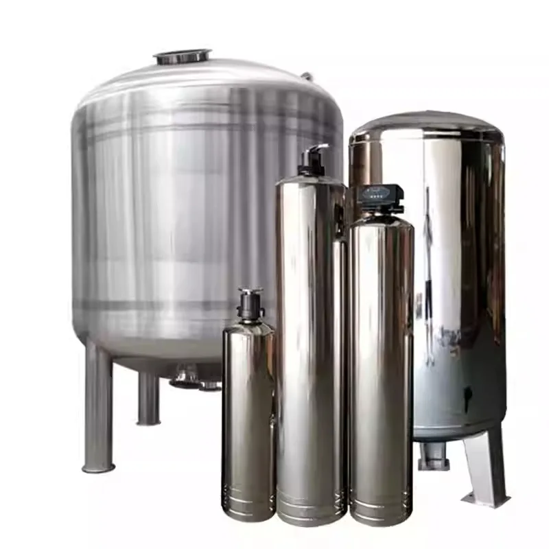

Stainless steel tank quartz sand multi-media filter well water desand filter tank industry