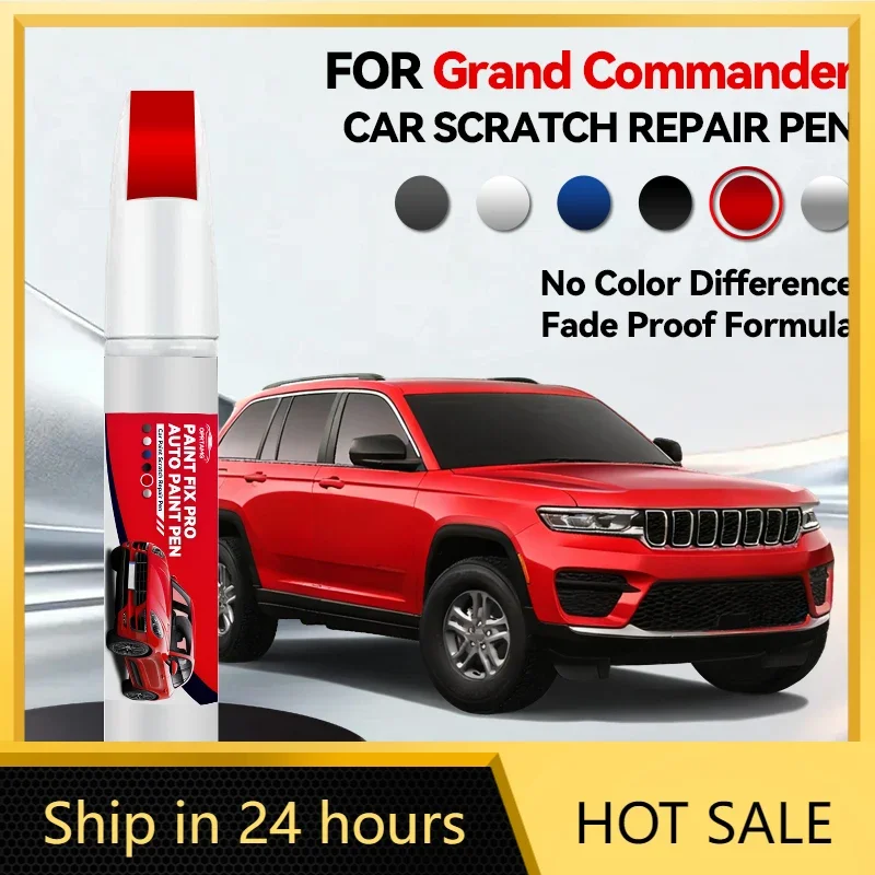 

Ручка-корректор для ремонта лакокрасочного покрытия Jeep Grand Commander 2018-2025 K8, средство для удаления царапин, аксессуары для авто, черный, белый, B