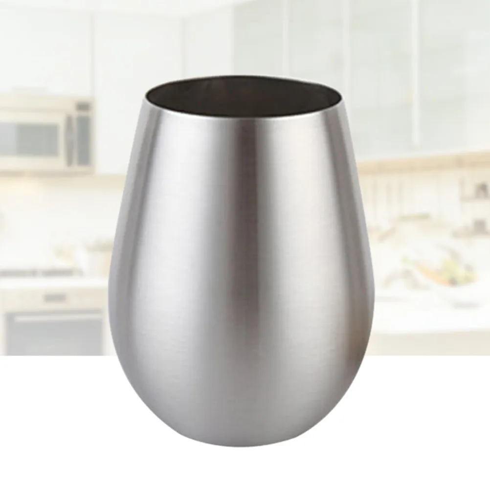 

Термокружка из нержавеющей стали 18 унций в форме яйца для пива, вина, коктейлей, кофе, для вечеринок на открытом воздухе, путешествий, портативная, с изоляцией