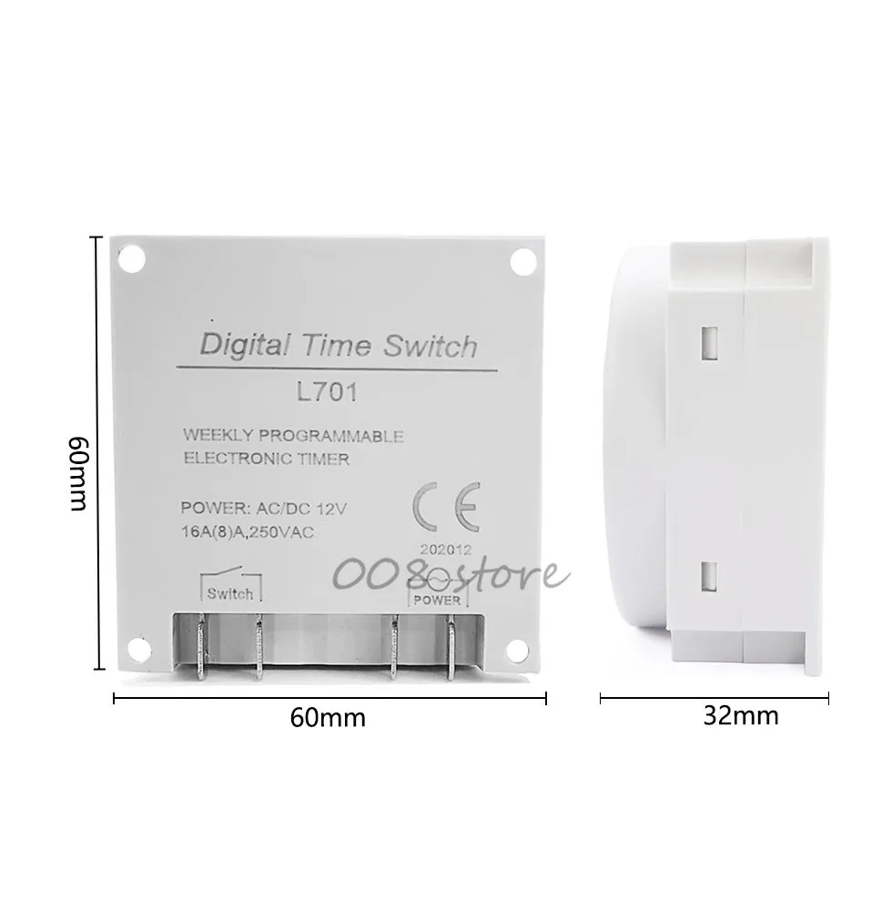 Time Switch L701 Electronic LCD Digital TIMER SWITCH AC220-250V time switch weekly programmable electronic timer