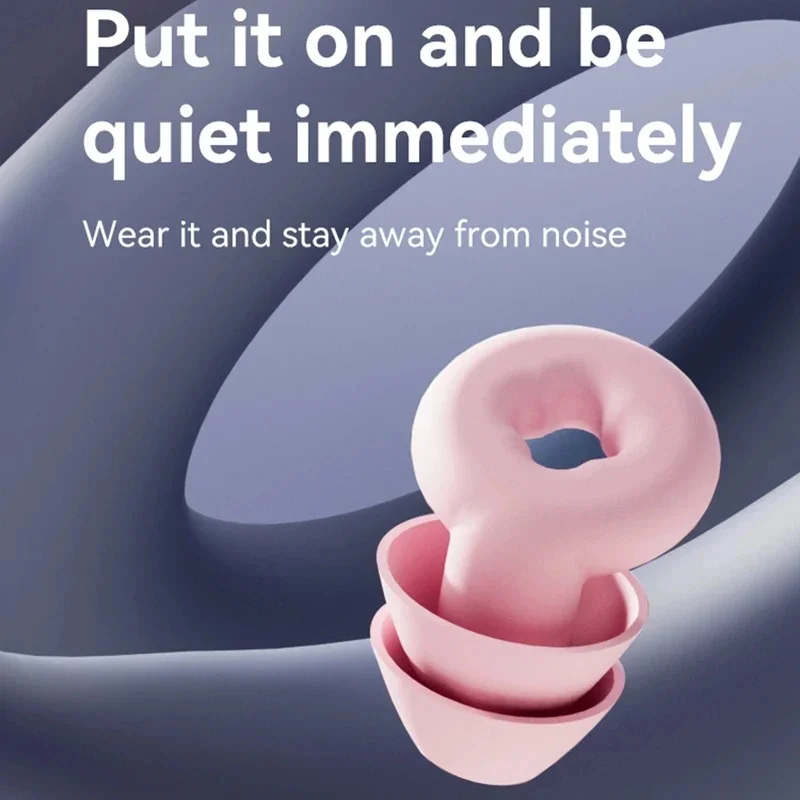 1/2/3Pairs Silicone Swimming Ear Plugs Waterproof Sleep Noise Ear Plug Canceling Noise Lightweight Sports Swimming Supplie