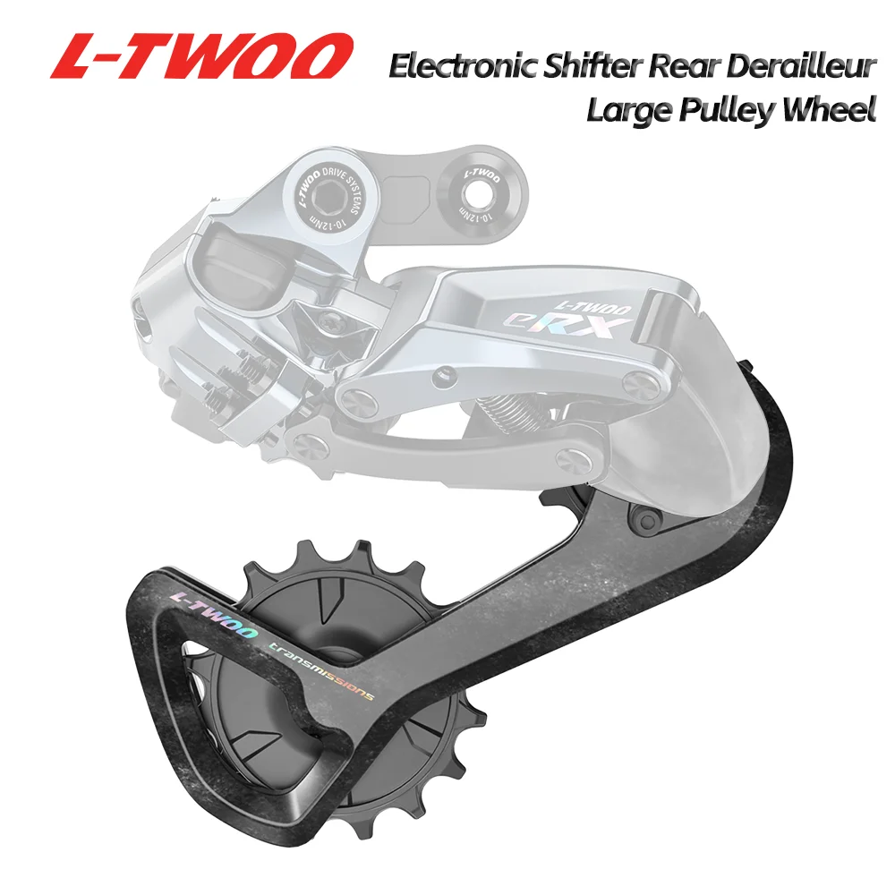 

LTWOO eR9/eRX/eR7 Rear Derailleur Ceramic Bearing Carbon fiber Jockey Pulley Wheel Set Rear Derailleurs Guide Wheel