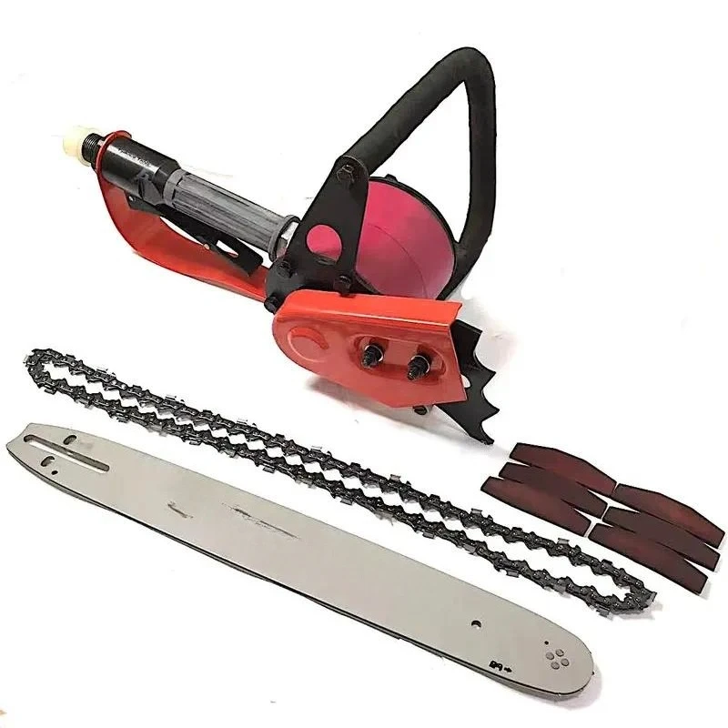 Pneumatic Chainsaw Front Handle Bumper Nail Throttle Door Lock Engine Chain Brake Guide Bar Nose Chain
