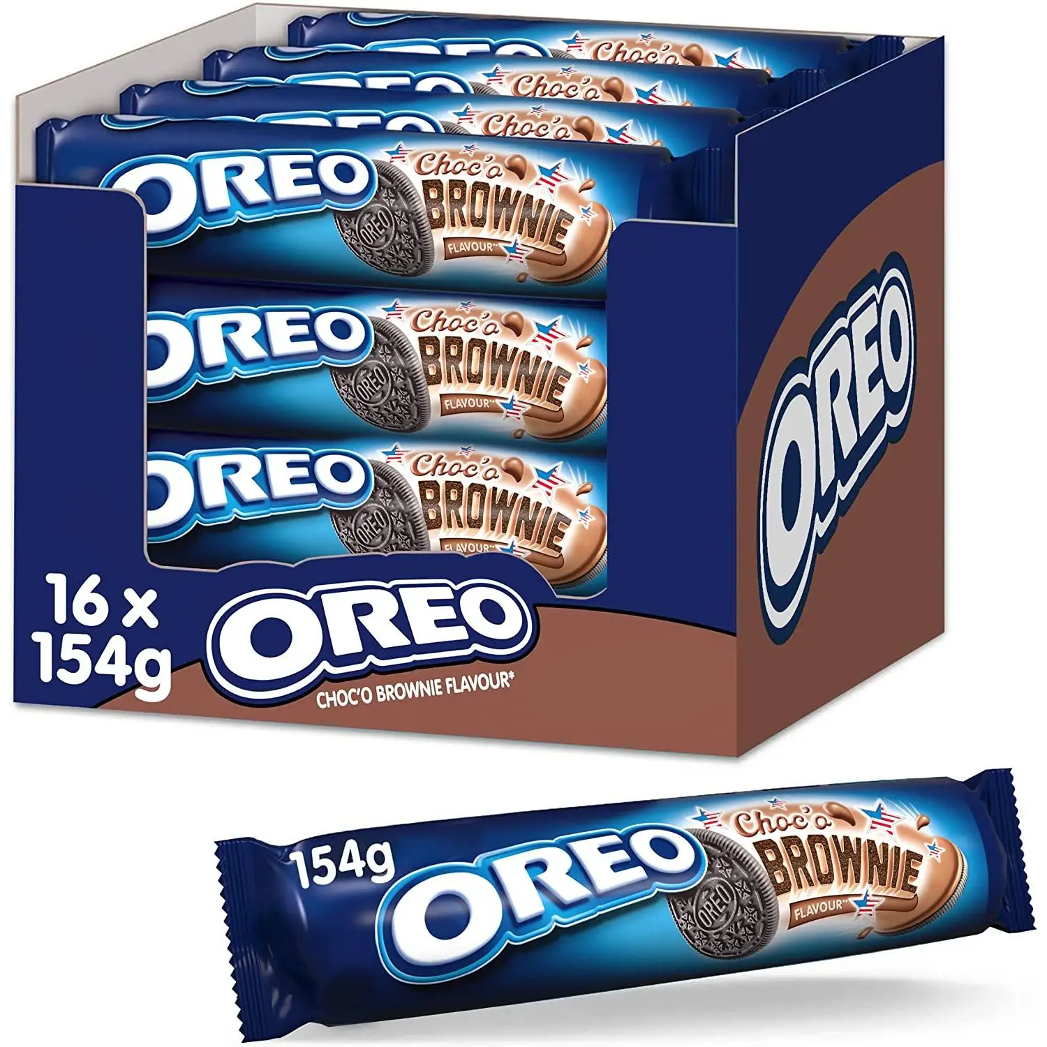 16 PCs 154 gr-OREO Original Golden Brownie, Brownie, Remix caramel, Remix raspberry-and double cream 12ud 185g-discover the full range of Oreo