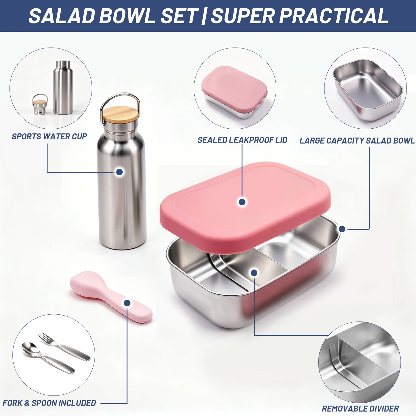 กล่องอาหารกลางวันสแตนเลส 304 ย - Bento Box Two Tier บทวิจารณ์และราคา