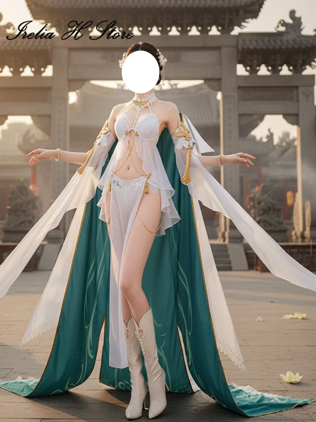 

Irelia H Azur Lane HNLMS Gouden Leeuw Cosplay costume Game HNLMS Gouden Leeuw Sexy lace nightdress Sexy lingerie private photo