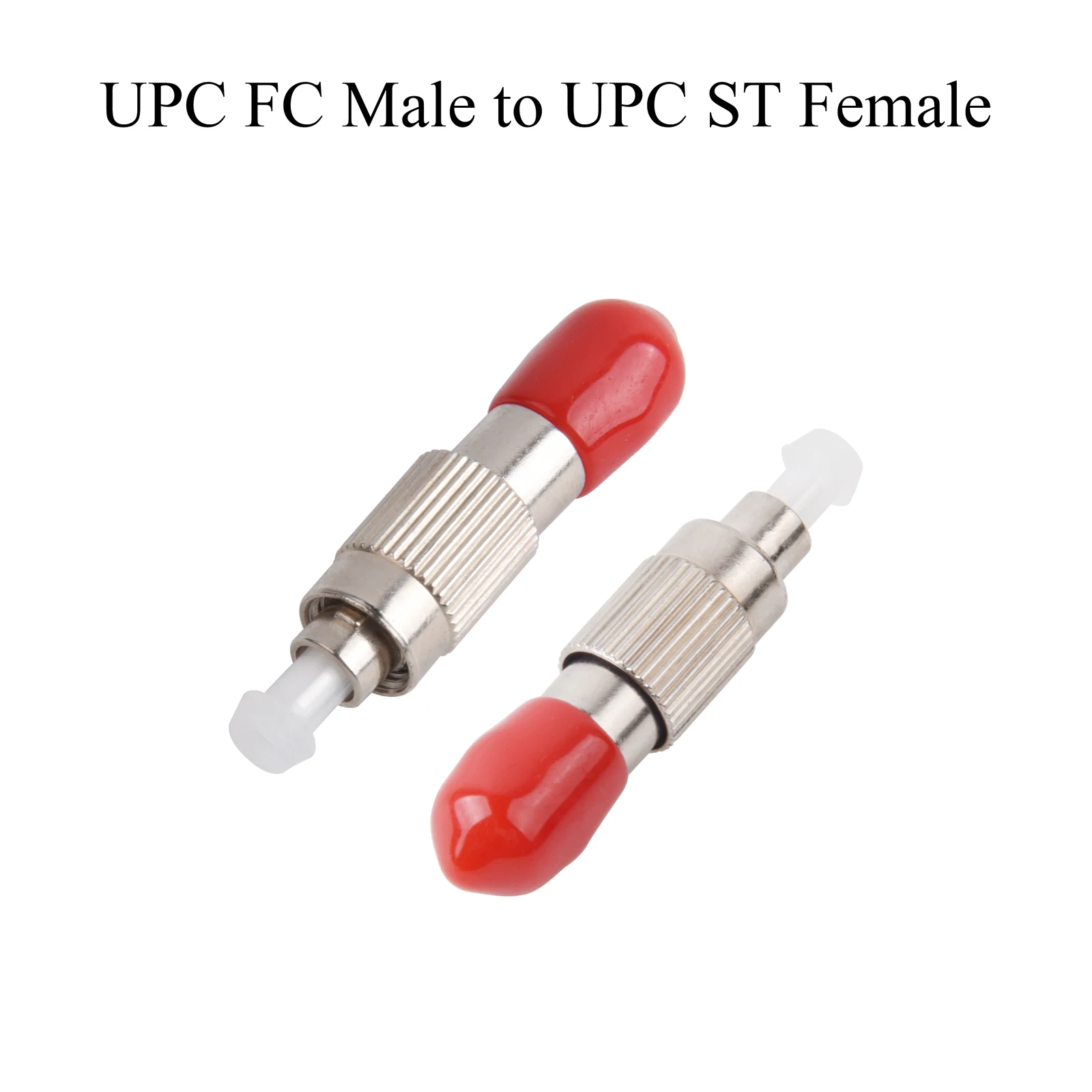 2Pcs Fiber Optic APC/UPC FC Male/Female to UPC LC/SC/ST Female Adapter Single-mode Optical Converter Hybrid Connector