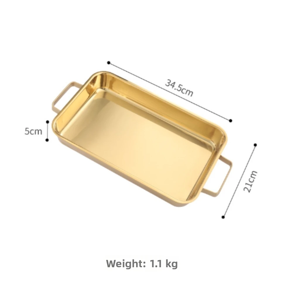 Grilled Fish Plate Constructed from 304 Stainless Steel FOR Induction Cookers Rectangular Design FOR Efficient Heat Conduction