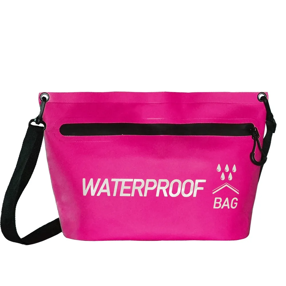 Large-capacity storage Waterproof storage bag Zipper Closure Floating Design Travel Waterproof Zipper Handbag