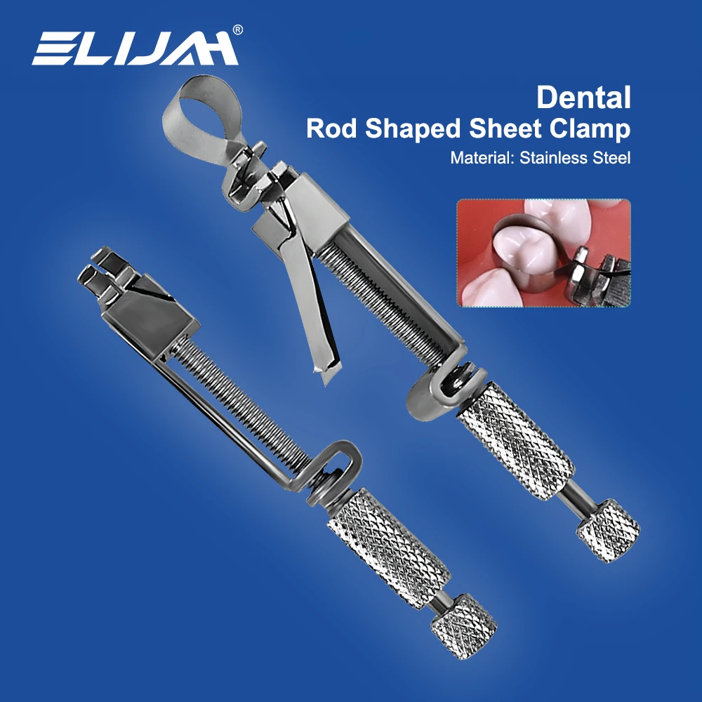

ELIJAH Dental Tofflemire Matrix Bands Stainless Steel Matritzen Spanner Matrix Retainer Bands Clip Holder Dentistry Tools
