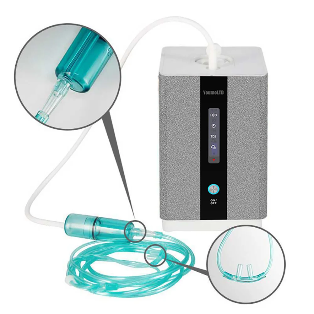 

Hydrogen Gas Inhaler Portable Hydrogen Breathing Machine Kit Hydrogen Water Generator