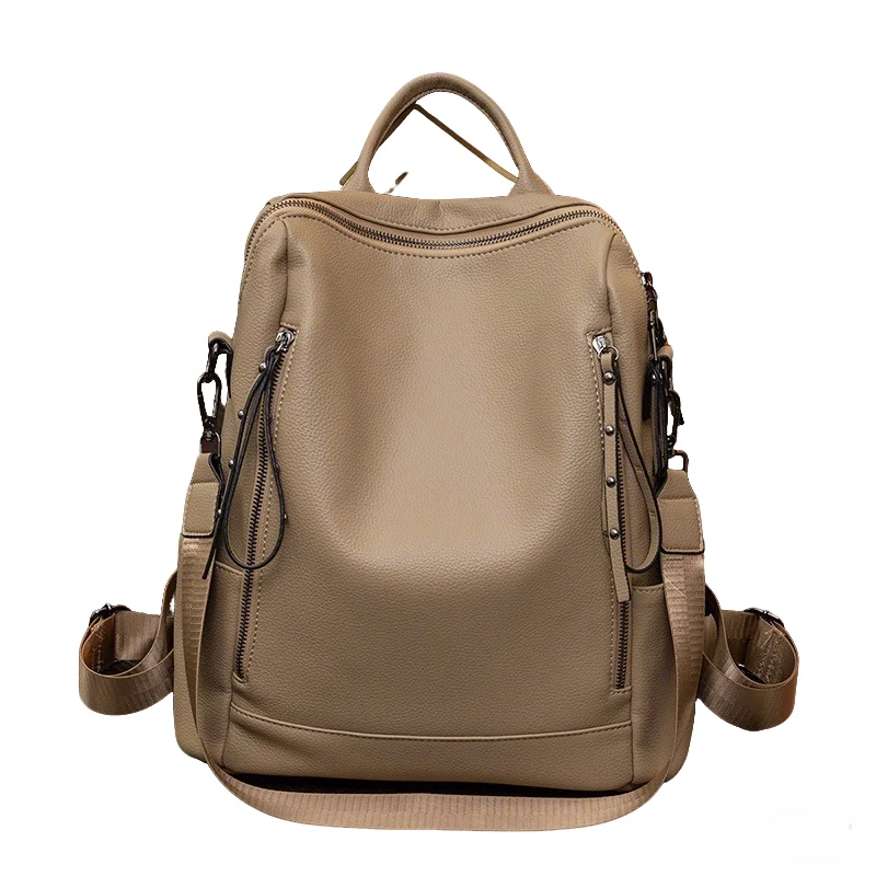 New Arrival Backpack Purse for Women PU Leather Anti Theft Travel Purse Shoulder Bags with Tassel