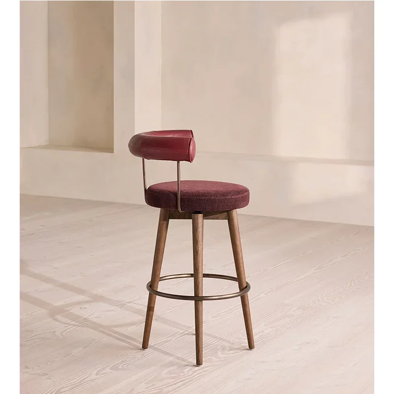 #az Meticulously Crafted Sturdy Handmade Stain Resistant Oak Wood Dining Room Barstool