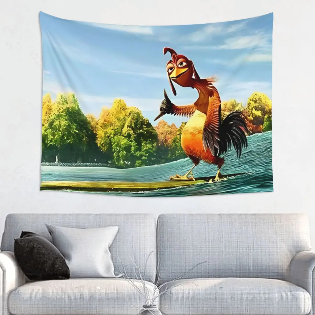 نسيج الدجاج الجدار الشنق نسيج الهبي نسيج جو فيلم الخيال جدار بطانية جدار ديكور Tapiz