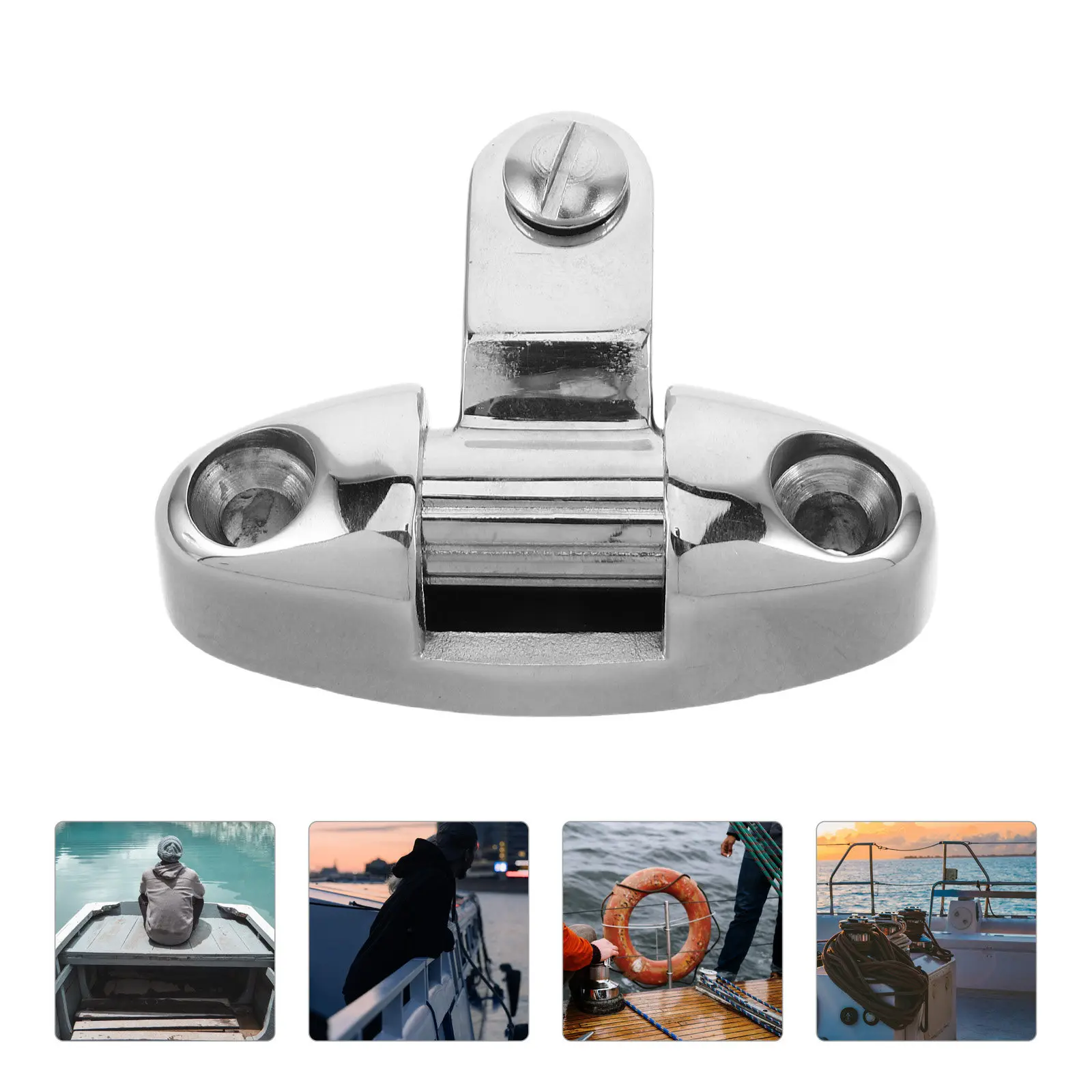 

Boat Bimini Top Hardware Deck Hinge M6 Stainless Steel Swivel Side Mount Quick Grade Pontoon Yacht Hardware