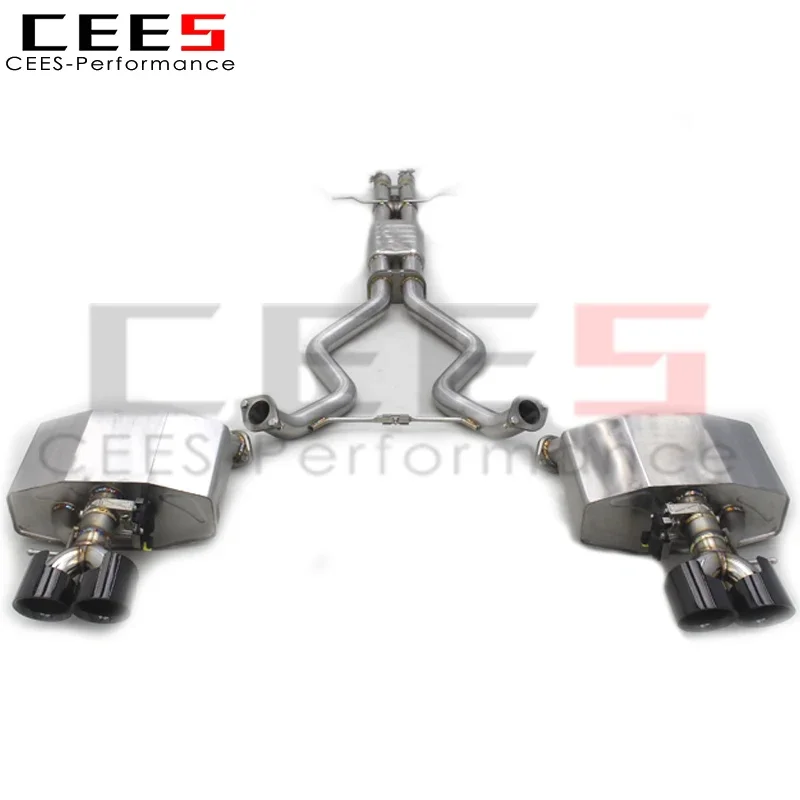 CEES For Land Rover Range Rover SVR 5.0L 2019-2023 304 Stainless Steel Performance valvetronic Exhaust Catback mufflers Pipe