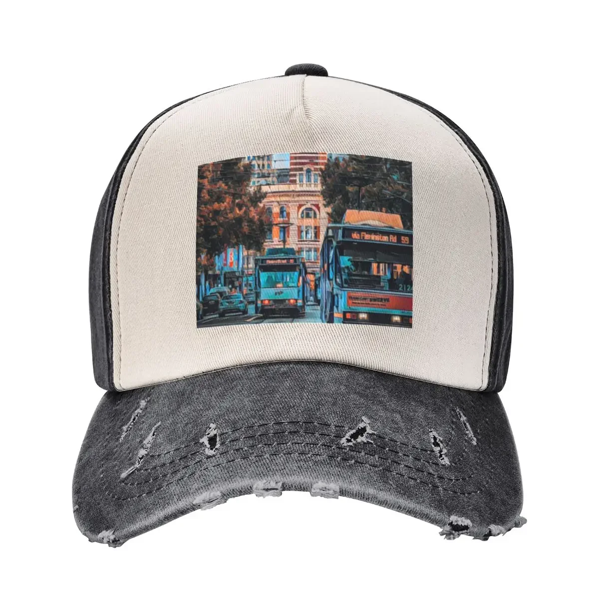

Melbourne Streets Baseball Cap Golf Anime Hat luxury woman cap Women's Beach Visor Men's