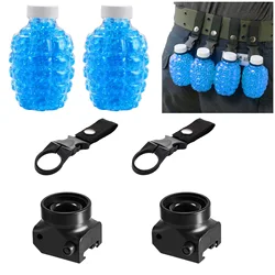 Pineapple Bottle for Gel Balls, Water Ball Beads Storage Box, Buckle Around the Waist Portable Ammo Refill Bottle for Gel Gun