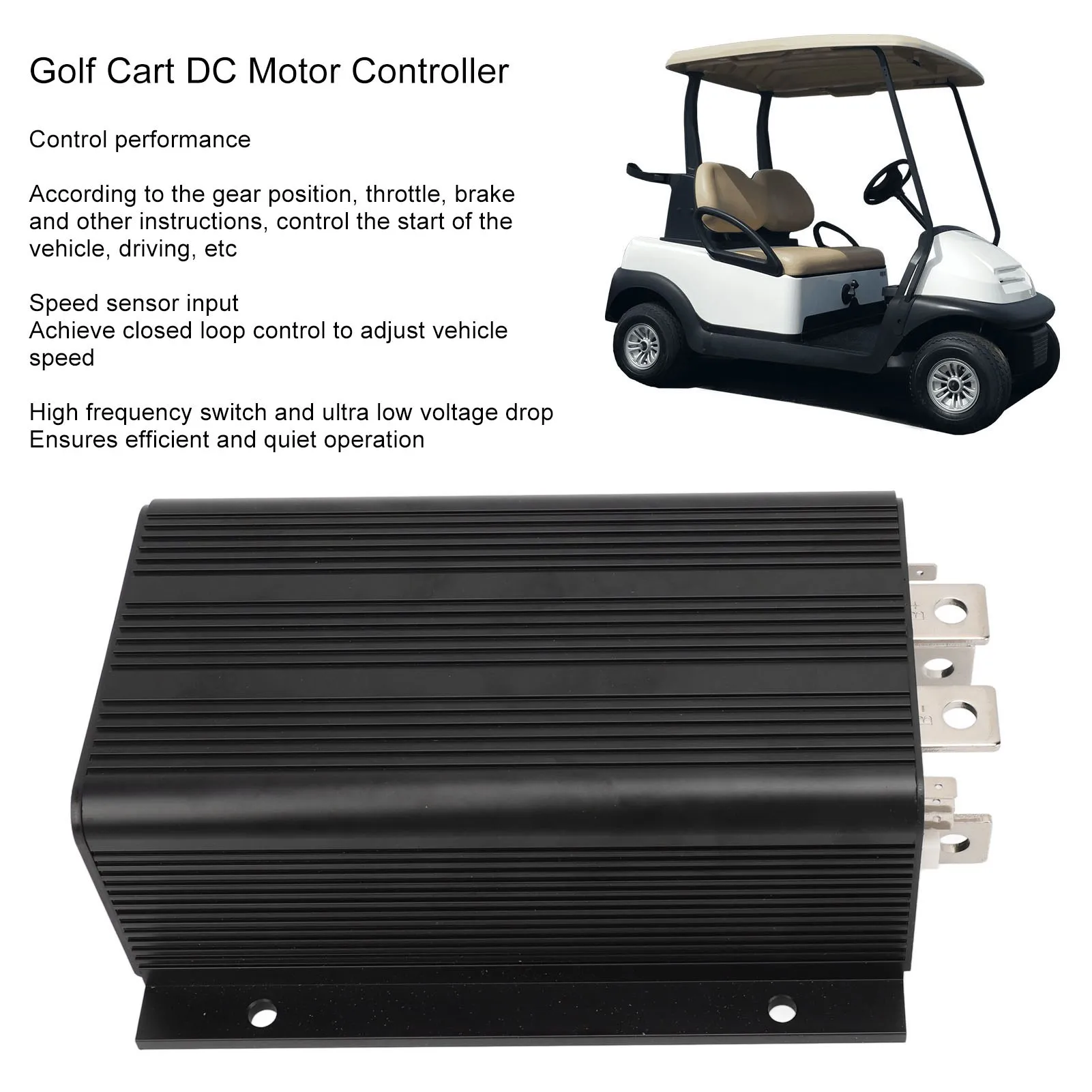 

Motor Speed Controller 24V 500A Starting Control Quiet Cart Motor Controller for Cart Forklift Truck
