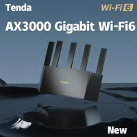 Tenda AX3000 MESH WiFi6 Gigabit enrutador inalámbrico 3000M velocidad inalámbrica 2,4G y 5G doble banda para juegos en casa punto de acceso inteligente
