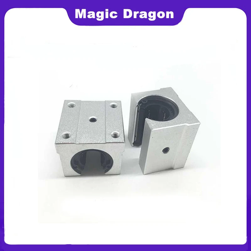 2PCS SBR20UU SBR20LUU SBR25UU SBR25LUU Linear Ball Bearing Block 2pcs 20/25mm Linear Slider For CNC Router SBR Linear Guide Rail - view 4