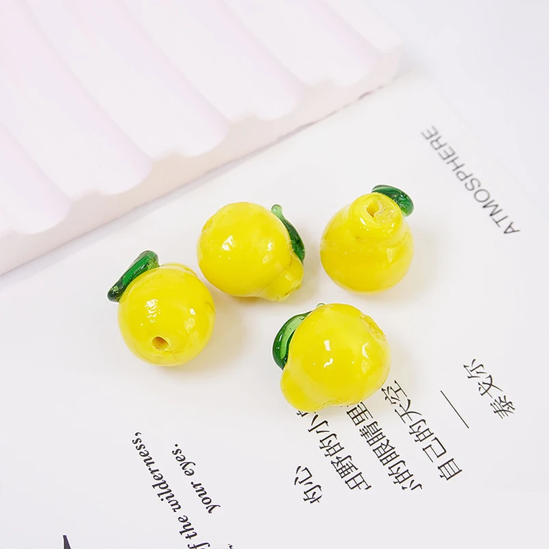 

40pcs/lot Mixed Glass Pear Loose Beads For Charm Making DIY Bracelets Necklace Accessories