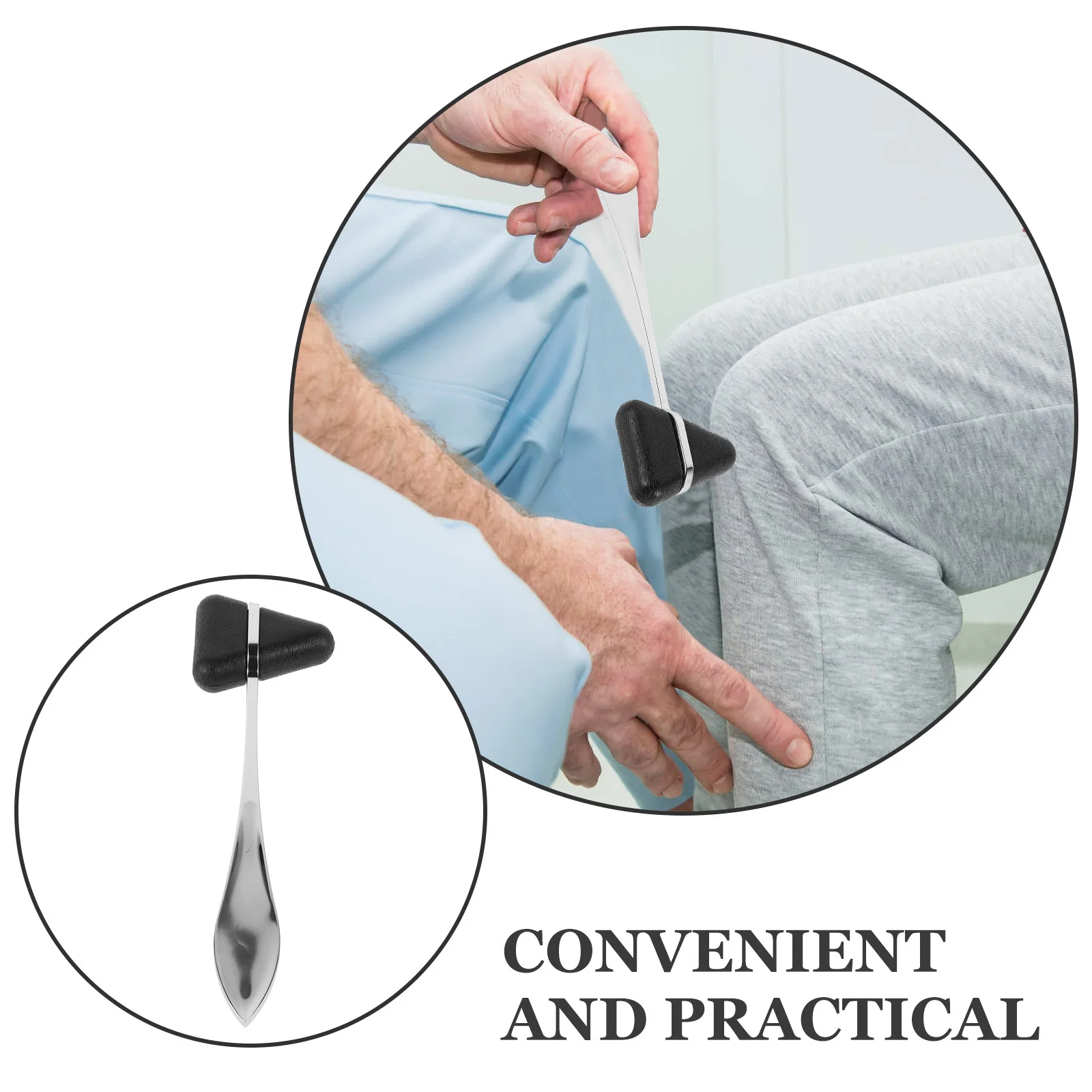 

Durable Stainless Steel Medical Hammer Versatile Diagnostic Tool for Hospitals Clinics and Home Care Testing Hammer