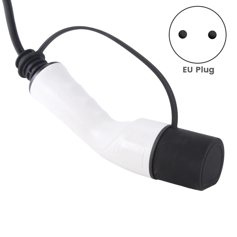 EV Connector 16A Type 2 Male Plug To Schuko Socket EV Charging Adapter For EV Charging Station Electric Car,EU Plug