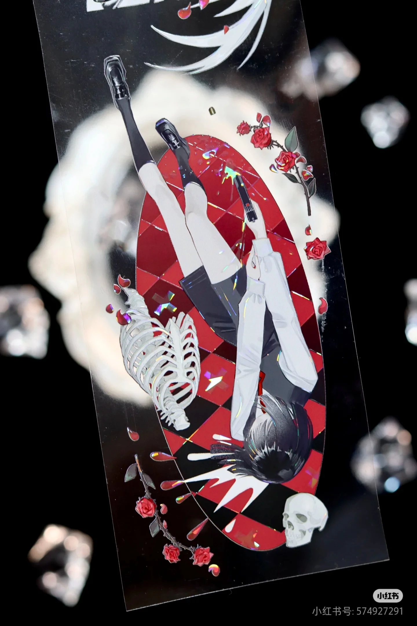 vinos-ninas-washi-pet-tape-shell-brillante-diario-decoracion-cuento-de-hadas