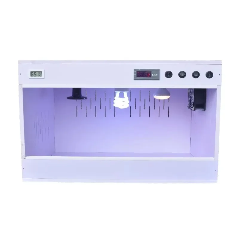 

Умный инкубатор-террариум/виварий из ПВХ для домашних животных: квадратный, с интеллектуальным контролем температуры, водонепроницаемый, с вентиляцией, для рептилий и амфибий