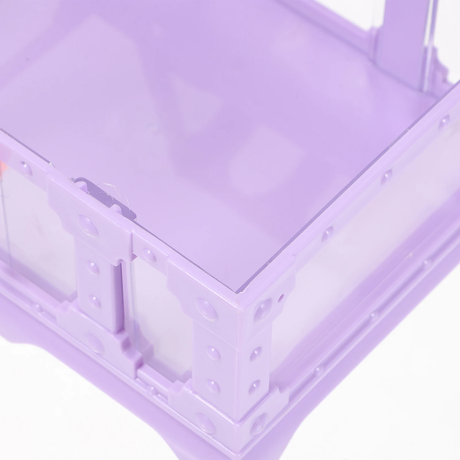 

Plastic Treasure Chest Toy Box with Lock Kids Storage Pirate Gems Coins Vintage Decorative Party Favors Jewelry Display Tool