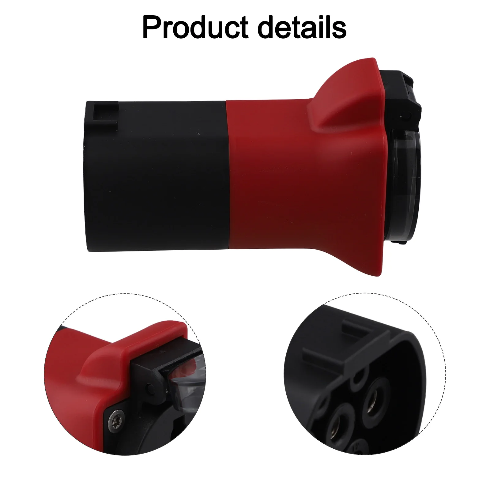 16A Car Portable Adapter Adapter Car Portable Adapter Copper Plastic Socket 7*11.5cm/2.7*4.5in Practical Adapter V2L