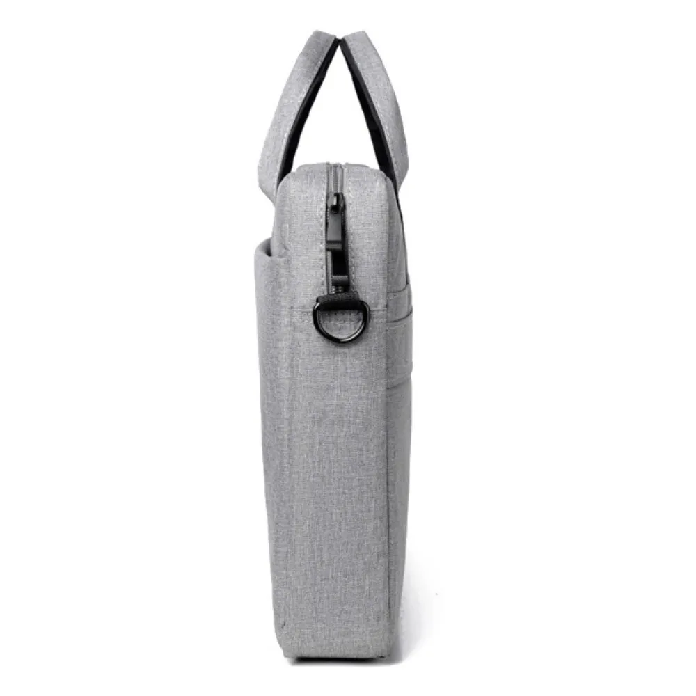 

15.6inch Business Laptop Bag with Handle Briefcase Portable Laptop Bags Shoulder Strap Solid Color Laptop Shoulder Bag Travel