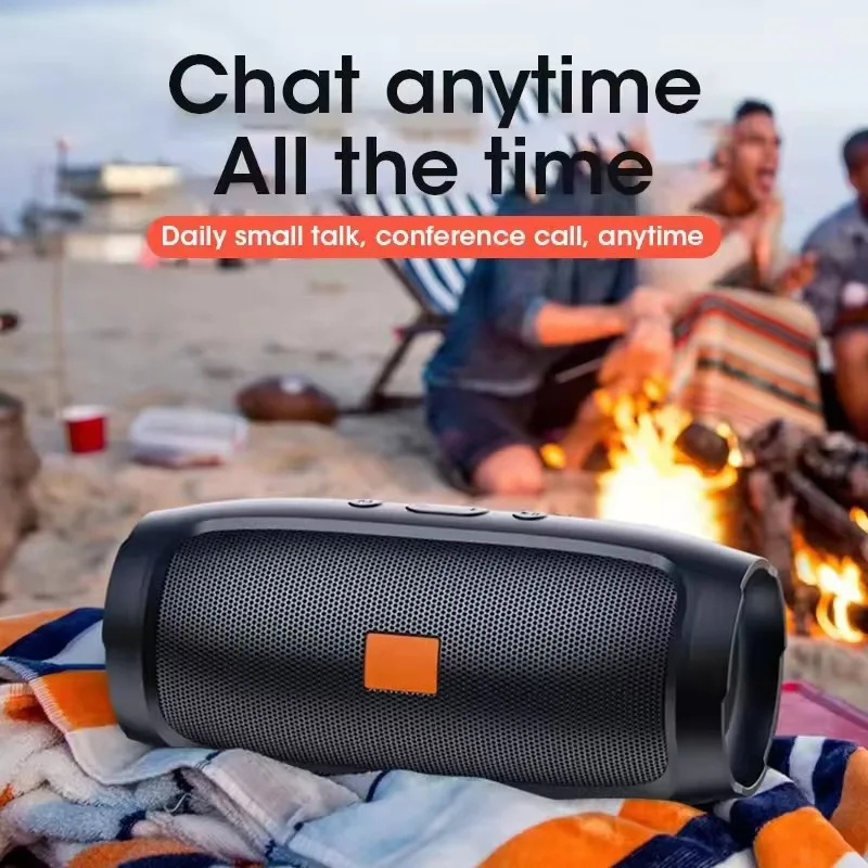 TF USB Bluetooth Speaker Dual Speaker Stereo Outdoor Tfusb Playback Fm Voice Broadcasting Portable Subwoofer Wireless Speaker