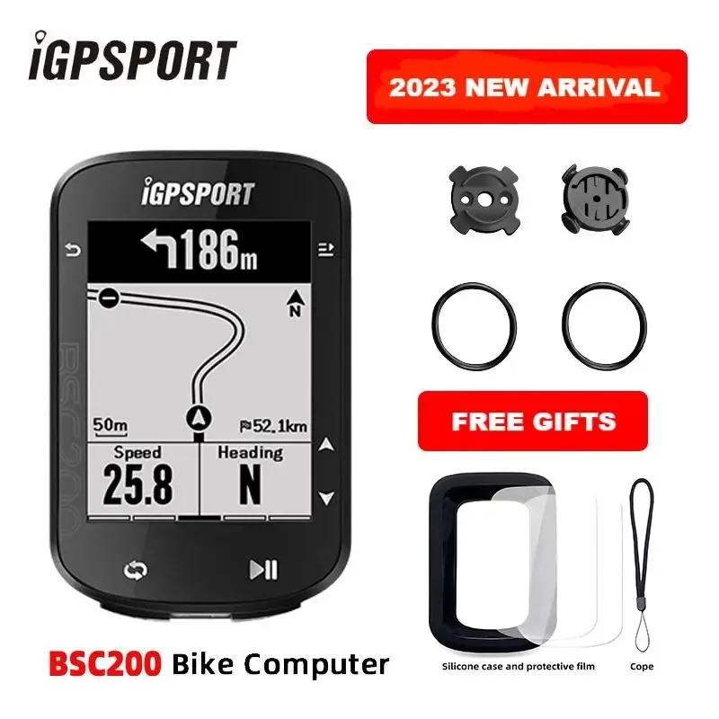 

IGPSPORT BSC200 Computer GPS Bike Computer Blue ANT 2.6 Inch Waterproof Wireless Bicycle Stopwatch Computer Power Meter