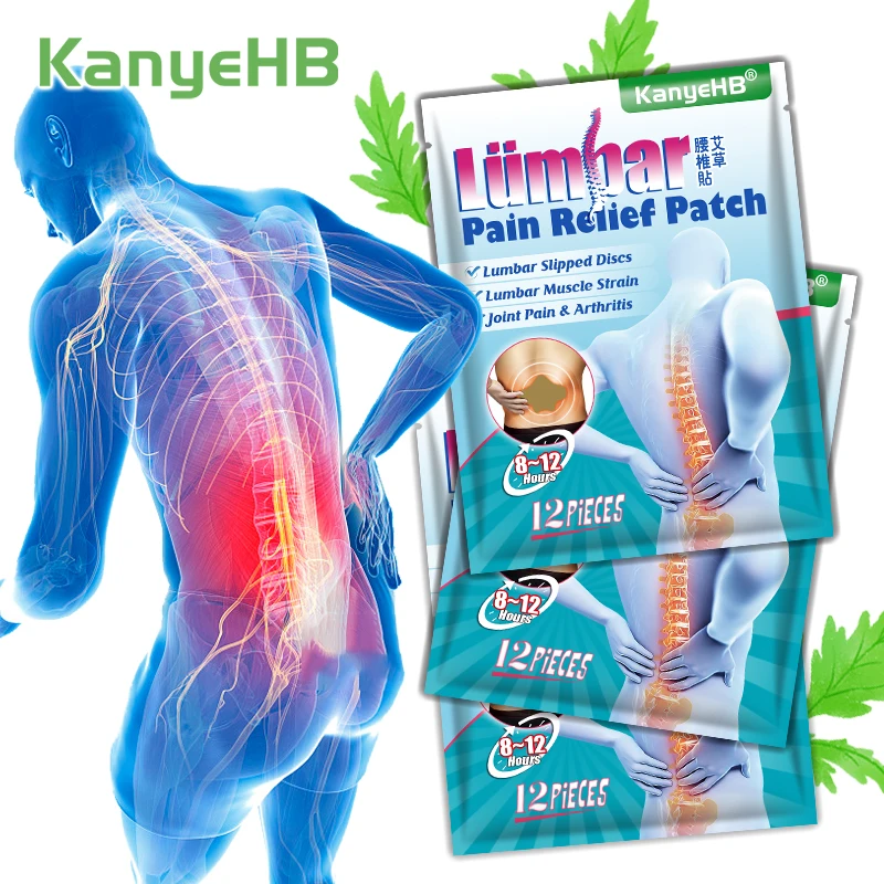 

36pcs=3bags Lumbar Spine Patch Back Pain Relief Plaster Waist Muscle Pain Arthritis Nerve Pain Relieve Joint Pain Stickers A1224