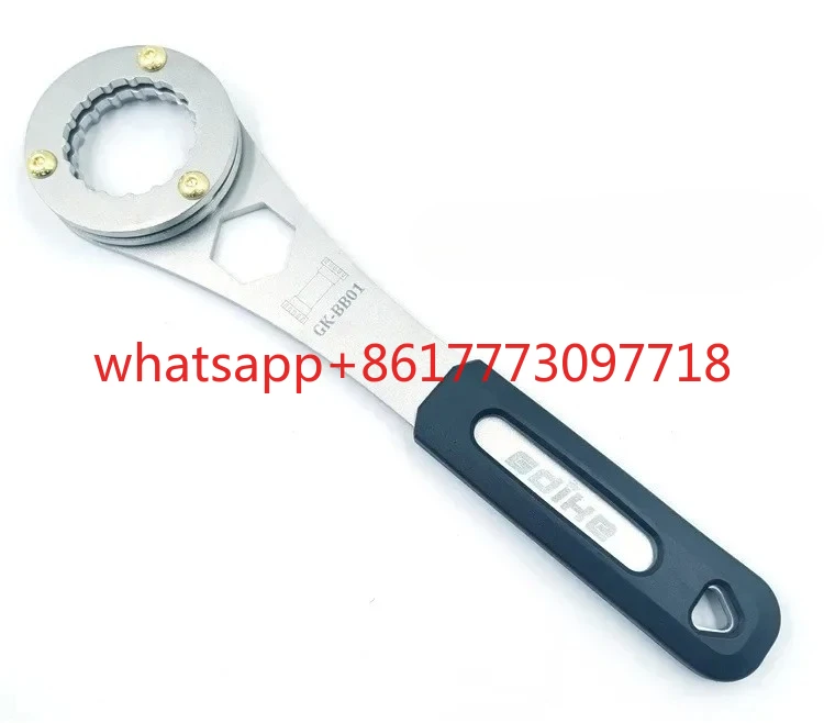 Hollow integrated central axle wrench tooth disc disassembly tool for mountain bikes, road bikes,suitable for BB51, 52, and BB70