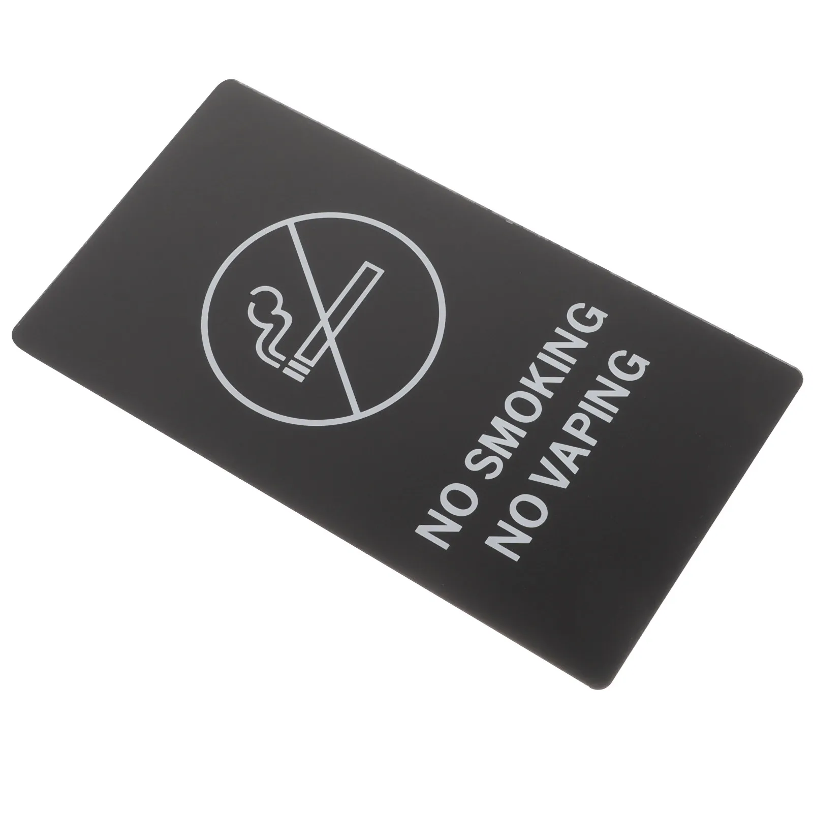 No Smoking Sign Acrylic Clear Warning Board Public No Smoking Indicator for Toilet Office Hotel Lobby Public Indicator