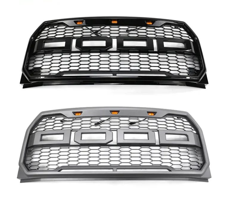 

Front Bumper Conversion 2015-2017 F150 Raptor Model Centre Grille For Ford Ford Black Grille